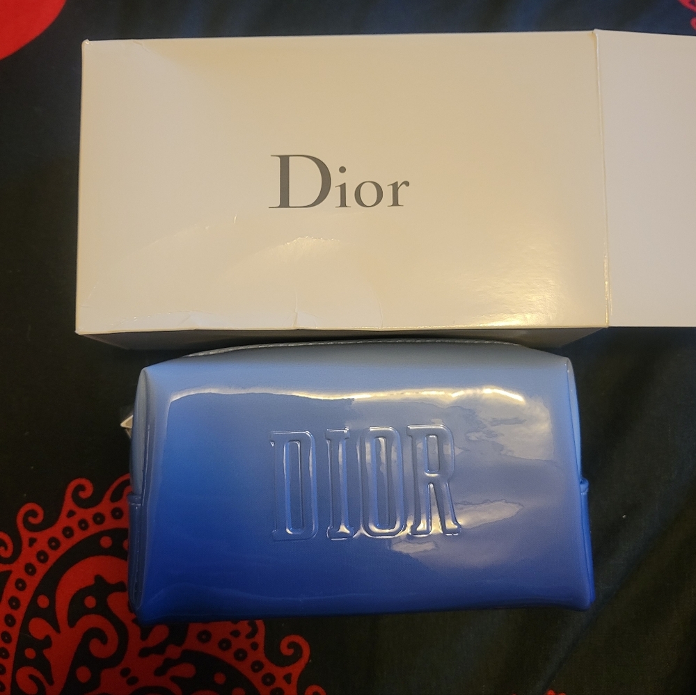 Dior Shiny Blue Pouch